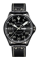 Orologio Hamilton Uomo Khaki Pilot Day Date Auto in Acciaio H64785835 - H64785835